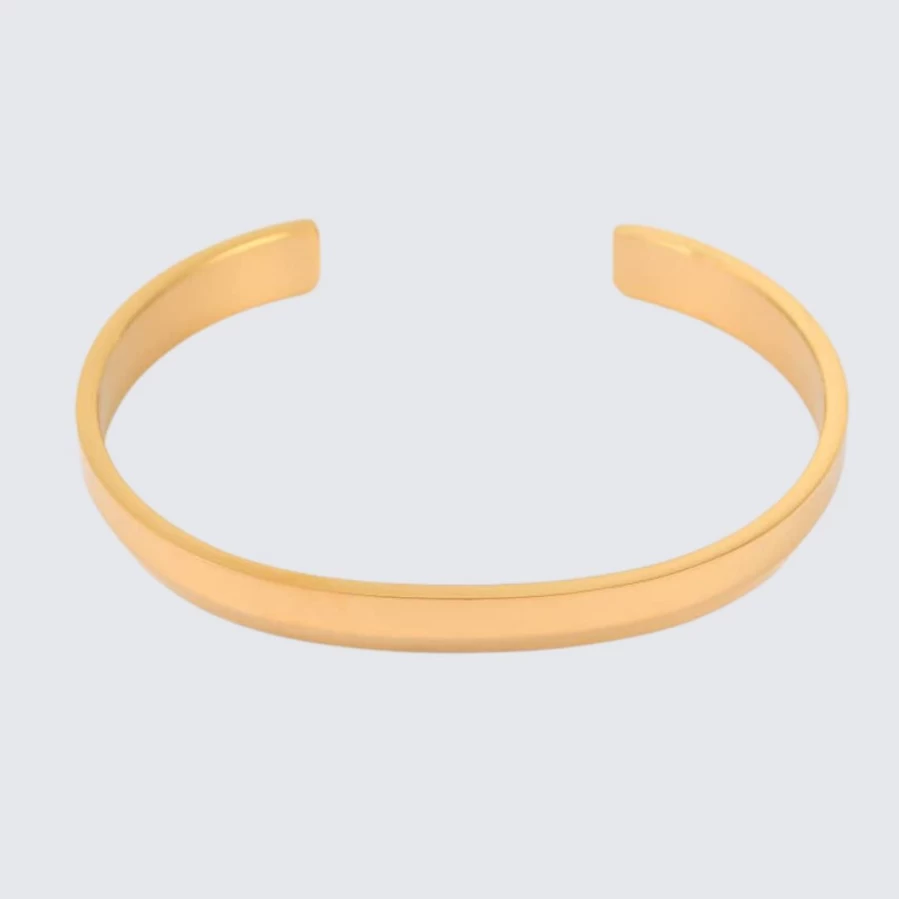 LA ENVIRO Minimalist Gold Classic Bracelet - Elegant Simple Jewelry for Women