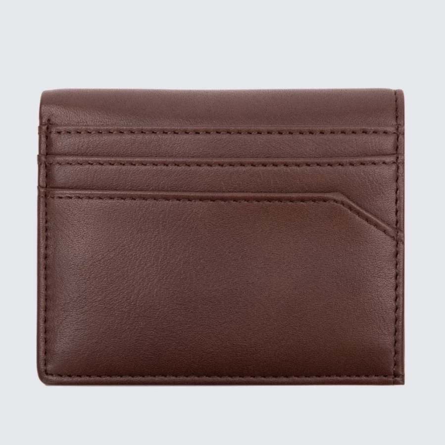 LA ENVIRO Brown Genuine Leather Unisex Wallet - Broome Style RFID Blocking Bifold Wallet for Men & Women