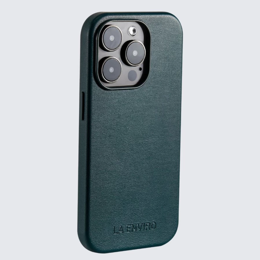 LA ENVIRO MagSafe Compatible iPhone 14 Pro Case - Eco-Friendly Green Protective Cover