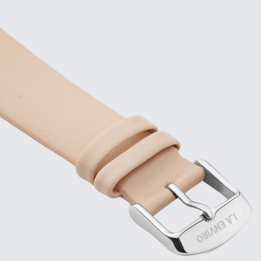 LA ENVIRO 20mm Pink Unstitched Watch Band Replacement Strap for Watches
