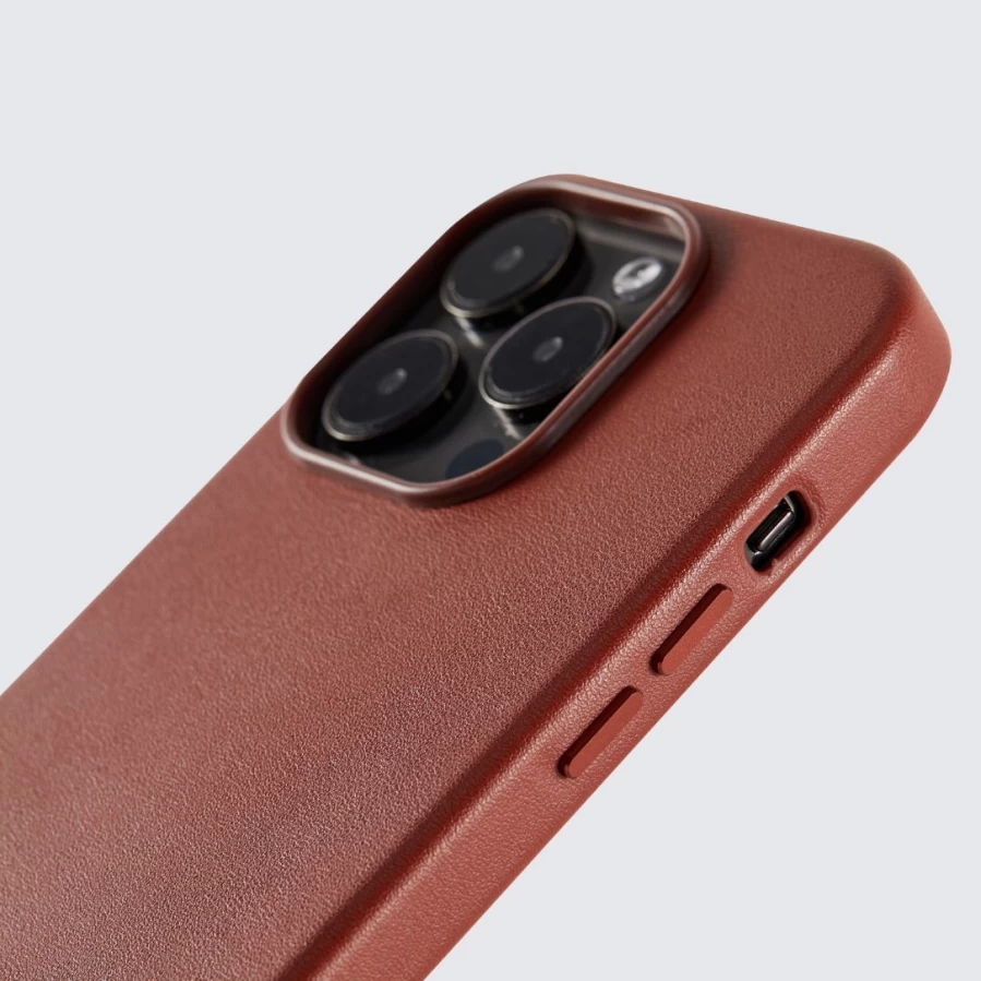 LA ENVIRO MagSafe Compatible iPhone 14 Pro Case - Premium Brown Protective Cover
